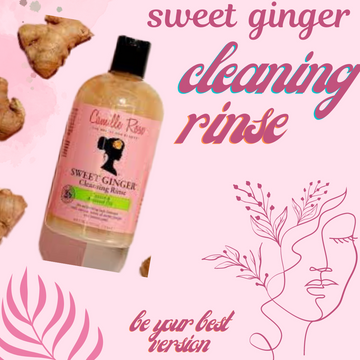SWEET GINGER - Cleansing Rinse avec castor and aniseed oil.