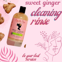 SWEET GINGER - Cleansing Rinse with castor and aniseed oil. 